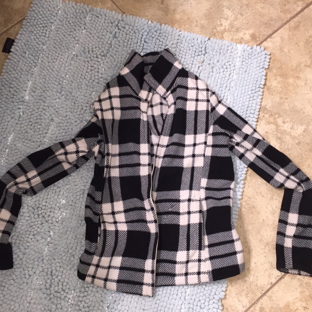 Warm black and white jacket